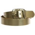 thumbnail image 2 of Snap On Hammered Rectangular Casual Belt Multi-Color Options for Men or Women, 2 of 2
