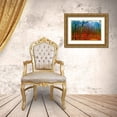 thumbnail image 3 of Lewis, Sheldon 18x13 Gold Ornate Wood Framed with Double Matting Museum Art Print Titled - Firery Forest, 3 of 4