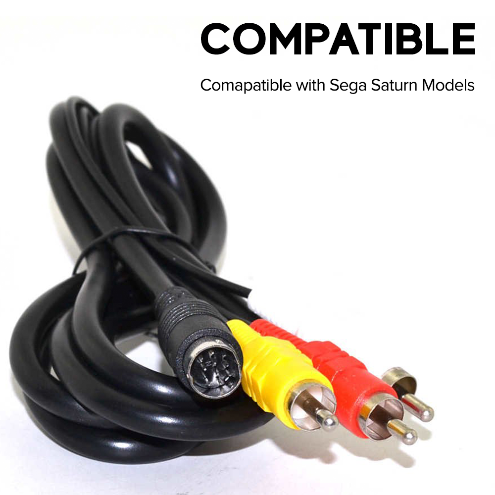 Wiresmith Standard RCA Av Composite Cable for Sega Saturn - image 3 of 4