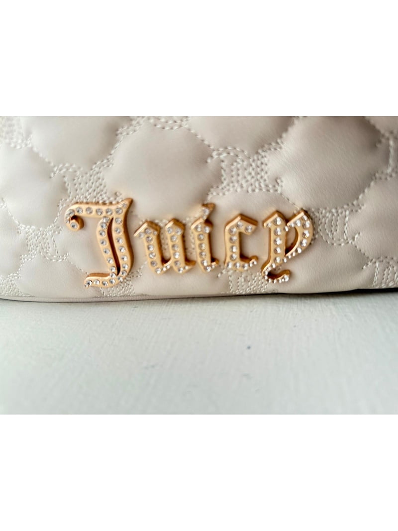 Juicy Couture Demure Tote Cream Handbag with Chain Straps  display picture 2