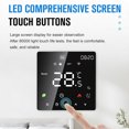 thumbnail image 2 of Smart Thermostat for Home Touchscreen WiFi Voice Tuya App Programmable Temperature Control IP20 Protection Auto/Manual, 2 of 7