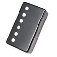 thumbnail image 3 of 50/52mm Metal Humbucker Pickup Cover For LP Style Electric Guitar Silver Black, 3 of 7