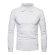 thumbnail image 1 of Playera Tipo Polo Manga Larga Con Licra Slim Fit Moda 2112 M, 1 of 8
