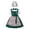 c-782Green330, variant on Child Girls Farm Dress Country Style Dresses For Holidays Outfit Sets Toddler Kids Summer Party Wear Leisure Short Sleeve Clothes Sets