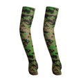 thumbnail image 1 of Eigraketly Brazo Sol Protección Ocultar Guardia transpirable Ropa deportiva Deportes al aire libre Mangas de fitness para correr Pesca Ciclismo Ciclismo camuflaje verde Eigraketly OD021038-12, 1 of 6
