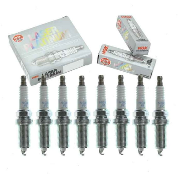 8 pc NGK Laser Platinum Spark Plugs compatible with Ram Ram Pickup 4.7L V8 2011-2013