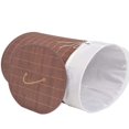 thumbnail image 2 of vidaXL Bac à Linge en Bambou Ovale Marron, 2 of 5