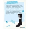 thumbnail image 7 of MeMoi Prim and Preppy Cotton Blend Argyle Socks - Boys - Male, 8-9, Black, 7 of 7