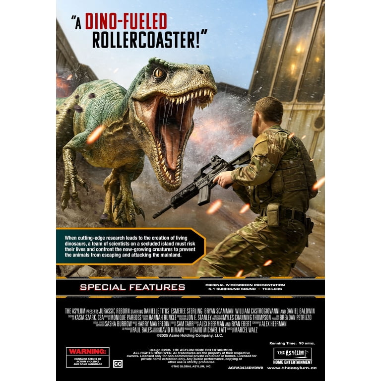 Jurassic Reborn (DVD) - Walmart.com