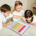 thumbnail image 1 of EGNMCR Jeu de Tri de Balles Colorées Jouet Éducatif de Tri de Balles Jeu de Retour de Balles Colorées Casse-Tête Sensoriel Jeu de Société pour Enfants Balles Colorées, 1 of 8