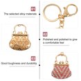 thumbnail image 4 of Cadena de llave de llave de diamante de 1pc Pretty Aloy Diamante Diamond Key Bag Cadena de llave, 4 of 5