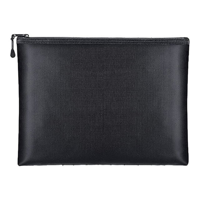 Document Bag High Temperature Resistant Office Container Waterproof Bags for Cash Pouch Large Capacity Cash Jewelry Metal Card Laptop M
