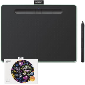 Restored Wacom Intuos Creative Pen Tablet with Bluetooth (Medium, Green) - (Refurbished)