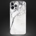 thumbnail image 4 of DesignSkinz White & Grey Marble Surface V3 Full-Body Skin Decal Wrap Cover for iPhone 16 Pro, 4 of 9