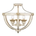 thumbnail image 5 of Golden Lighting Jules 3-light Semi-Flush Mount in Antique Ivory, 5 of 5