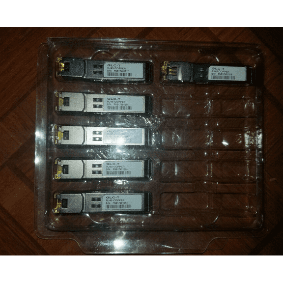 Lot of 6 For Cisco GLC-T 1G SFP Transceiver 1000BASE-T Copper SFP to RJ45