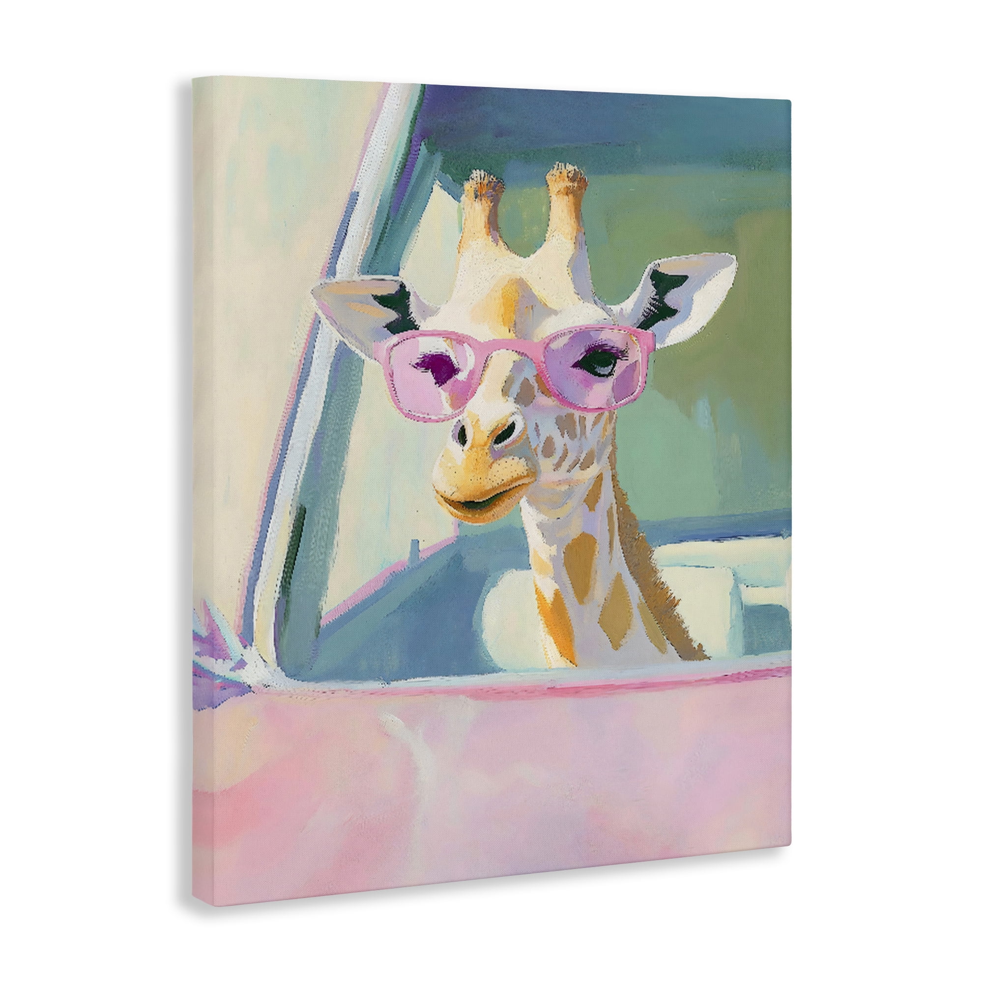 Stupell Industries Giraffe Car Ride Canvas Wall Art, design by The Prints Vibe