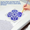 64 pcs ( 90 mm x 90 mm ) Painting Stencils, DaKuan Mandala Dot Stencil