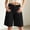 Black women straight leg bermuda shorts a1, variant on Women's Straight Leg Bermuda Shorts Mid Rise Pockets Solid Casual Summer Regular Fit Cropped Pants Lounge Beach Travel Trousers, Brown 2XL