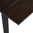 thumbnail image 4 of 3 Piece Kitchen Dining Set, Dining Table with Drop Leaf and 2 Upholstered Chairs,Espresso, 4 of 30