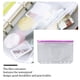 thumbnail image 5 of Seitruly Contenedor de bolsa con cremallera de 10 piezas, prácticos archivadores impermeables, contenedores de almacenamiento para documentos simples Carpetas de archivos A6 Púrpura, 5 of 5