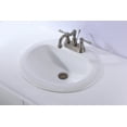 thumbnail image 2 of Anzzi Ls-Az097 Cadenza 20-1/2" Oval Vitreous China Drop In Bathroom Sink - White, 2 of 5