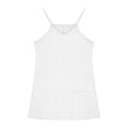 thumbnail image 4 of WQNVRNR Girls Strappy Jumpsuit- V-Neck Casual Tennis Dress Backless Sleeveless Athletic Romper White Size 6, 4 of 9