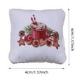 thumbnail image 3 of Mini Christmas Pillow Model Desktop Ornament For Home And Decoration Holiday For Any Workspace Or Living Area Strength Ornament Special Christmas Ornament Sparkly Ornament Sparkly Christmas Ornament, 3 of 4