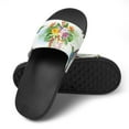 thumbnail image 4 of GZHJMY Stylish Slides for Women Men, Flower and Butterfly Soft Flexible Slip-on Sandals Slippers, 4 of 7