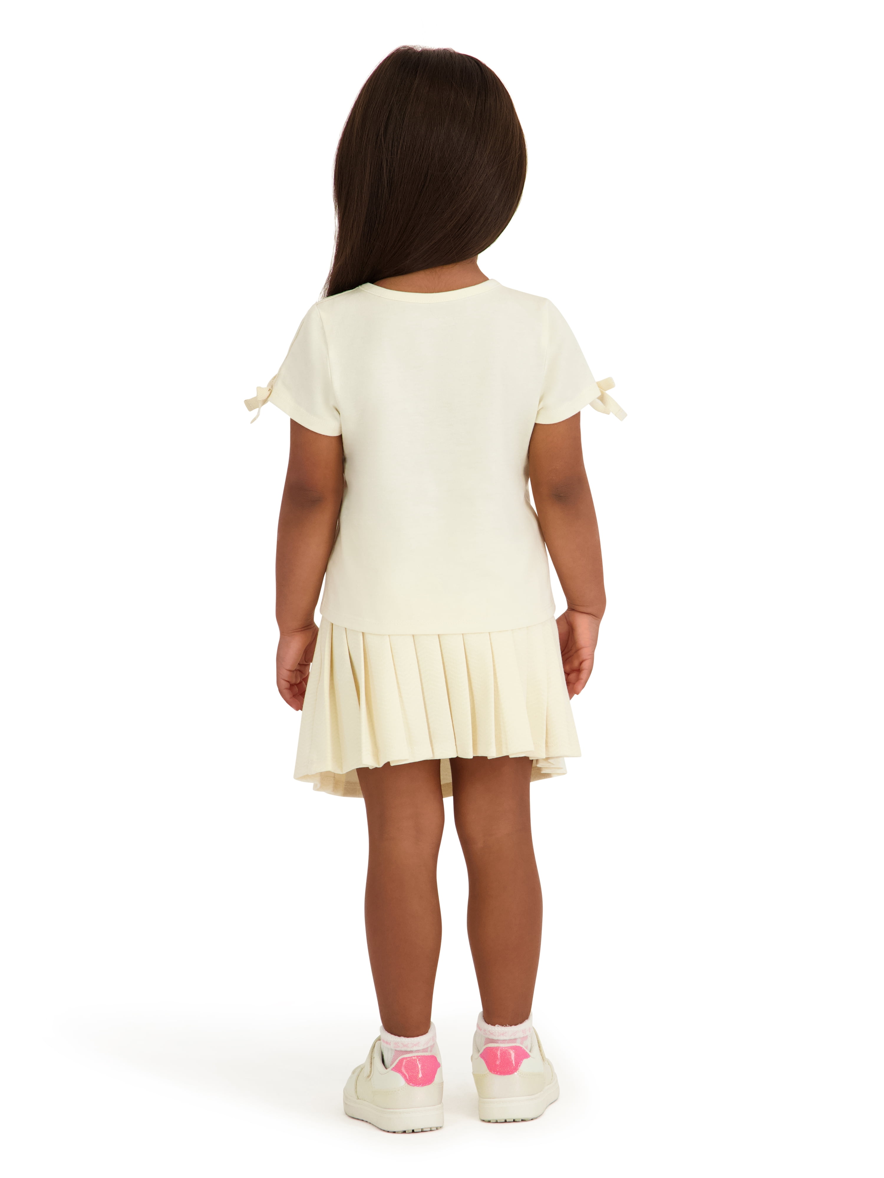 Daisy Duck Toddler Girls Herringbone Skort Set, Sizes 12 Months - 5T