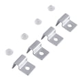 thumbnail image 1 of 4 Pcs Support de Couverture de Poisson, Clip de Couverture d'Aquarium Clips de Couverture de Poisson en Acier Inoxydable avec Coussin en Silicone Facile à Installer Support de Clips de Couverture pour Poisson, 1 of 8