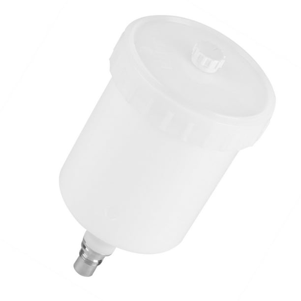 Bote De Pistola Pulverizadora 600 Ml – Vaso De Pintura Plástico Con Rosca Macho, Para Pistola Aire (Devilbiss GTI/Tekna)