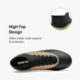 thumbnail image 2 of DREAM PAIRS Men's Firm Ground Soccer Cleats High-top Football Cleats FG/AG Professional Training Outdoor Lightweight Soccer Shoes, 2 of 7
