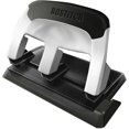 3 Hole Punch, 40 Sheets, Ez Squeeze, All Metal + Electric Pencil