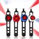 thumbnail image 5 of Advancent Impermeable Bicicleta Bicicleta Cola trasera LED Casco Ciclismo Linterna Lámpara de advertencia de seguridad Ciclismo Luz de Pescar Plata, 5 of 6