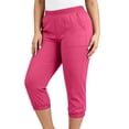 thumbnail image 5 of Besolor Womens Plus Size Capris with Pockets High Elastic Waist Cinch Bottom Pants Casual Athletic Workout Capri Trousers, 5 of 7