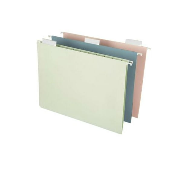 Office Depot Hanging File Folders 5 Tab Positions 6 Count Pastel