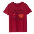 thumbnail image 3 of Camiseta para mujer de manga corta con cuello redondo para mochilero en la calle L, 3 of 8