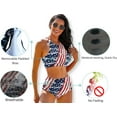 thumbnail image 3 of NICKSUN High Waisted Bikini Sets for Women, 2 Piece Swimsuit Women High Neck Bikinis Racerback Bathing Suits, 3 of 7