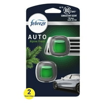 Febreze AUTO Air Freshener Vent Clip Alpine Fresh Scent, .06 oz. Car Vent Clip, Pack of 2