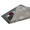 thumbnail image 6 of Handcraft Rugs Red Lava/Silver/Gray Abstract Geometric Modern Squares Pattern Area Rug, 6 of 12