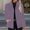 Purple, variant on Women's Stand Collar Vertical Rib Fuzzy Zip Up Jacket, Long Sleeve Soft Plush Sherpa Coat with Side Pockets for Fall Winter Daily Casual Layering