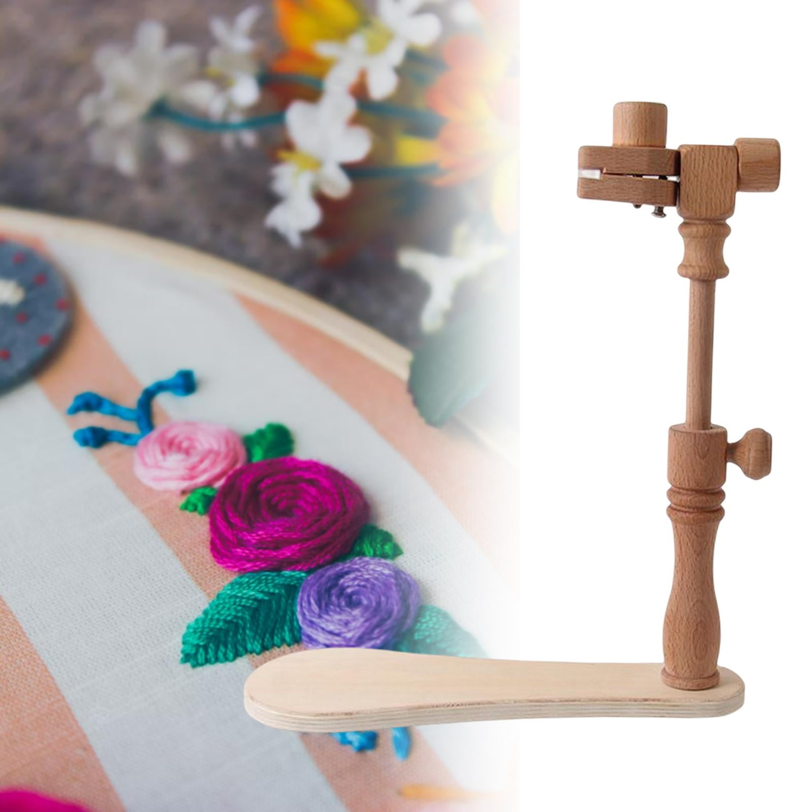 Embroidery Hoop Holder Rack 360 Degree Rotation Embroidery Hoop Cross Stitch, Basic Style