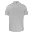 thumbnail image 3 of Men's Cutter & Buck  Gray/White SMU Mustangs Big & Tall Forge Eco Double Stripe Stretch Recycled Polo, 3 of 3