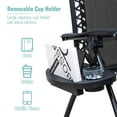 thumbnail image 6 of Vineego Zero Gravity Recliner with Adjustable Pillow - Set of 2 Black, 6 of 8