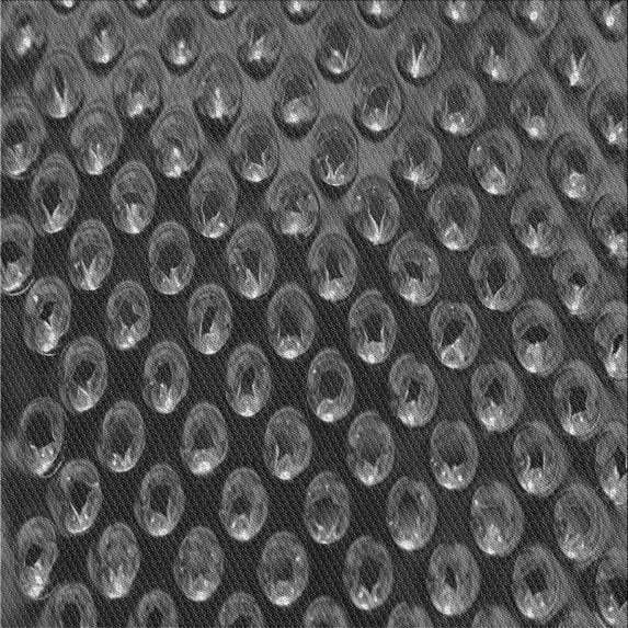Ahgly Company Machine Washable Indoor Square Transitional Sonic Silver Gray Area Rugs, 8' Square