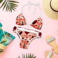 thumbnail image 6 of Valentine's Day Love Detachable Sponge Adjustable Strap Bikini Set Two-Pack Swim Suits - Ideal for Beach and Pool Scenes, 6 of 6
