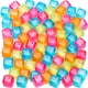 thumbnail image 1 of Cubitos de hielo reutilizables Ticck, 60 piezas, plástico colorido para bebidas, 1 of 7