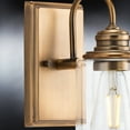 thumbnail image 5 of Luxury Vintage Wall Sconce, 9.875H x 4.5W, with Farmhouse Style, Olde Brass, UHP4065 by Urban Ambiance, 5 of 5