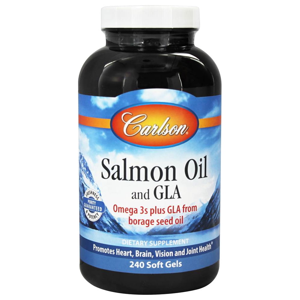 Carlson Labs Norwegian Salmon Oil And GLA 240 Softgels Walmart